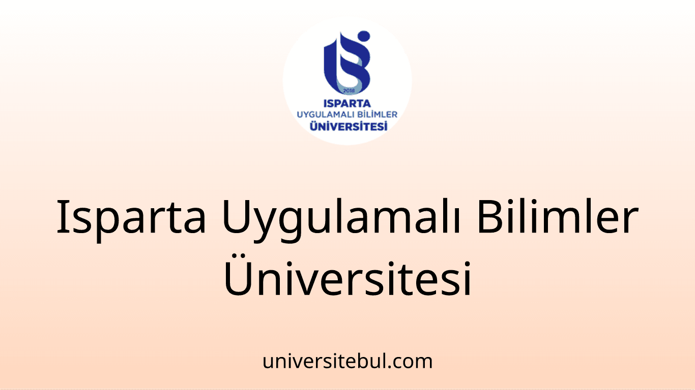 Isparta Uygulamalı Bilimler Üniversitesi