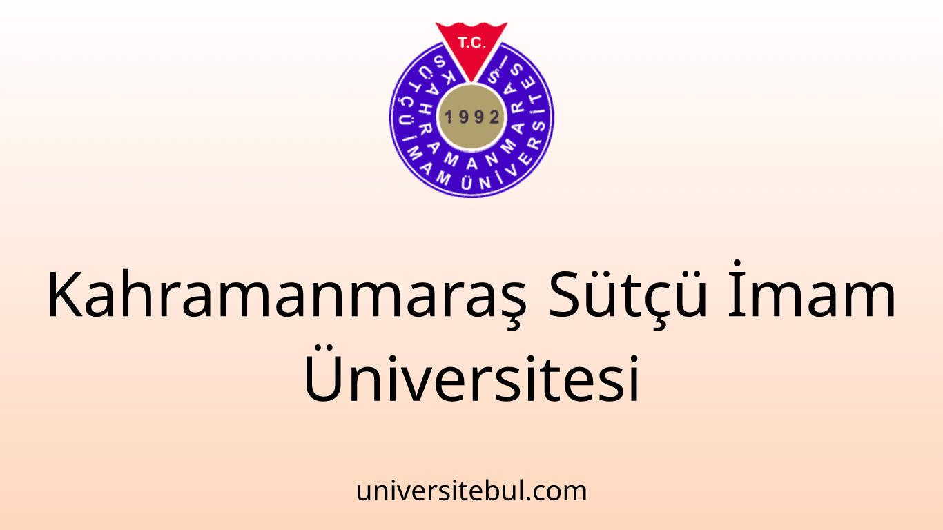 Kahramanmaraş Sütçü İmam Üniversitesi